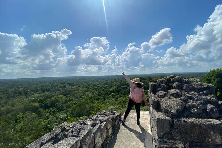 Ultimate Bacalar: Pontoon Cruise, Ichkabal Ruins & Los Rápidos Day Trip