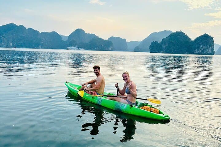 Sunset Kayak & Bioluminescent Night Paddle in Lan Ha Bay, Cat Ba photo 3