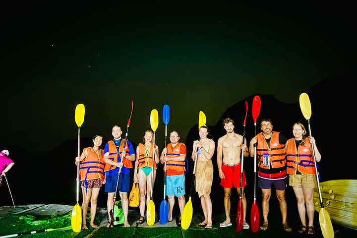 Sunset Kayak & Bioluminescent Night Paddle in Lan Ha Bay, Cat Ba photo 4