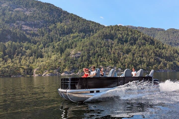 Private Pontoon Fjord Cruise from Bergen: Secluded Arms & Tidal Channels photo 2