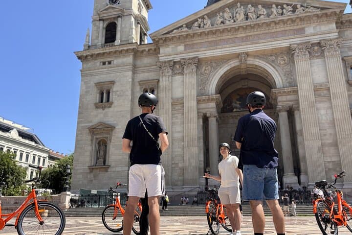 90-Minute Budapest Historical Bike Tour: Parliament, Basilicas & Riverside Sights photo 4