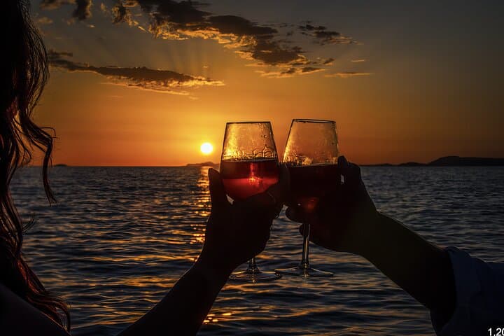 Cabo Sunset Cruise: Open Bar Evening on the Sea of Cortez