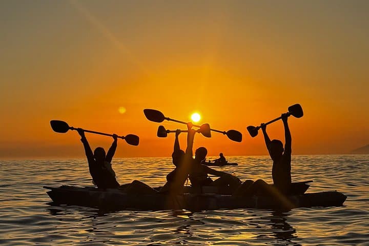 Sunset Kayak and SUP Tour to Lukova Caves & Secret Beaches photo 1