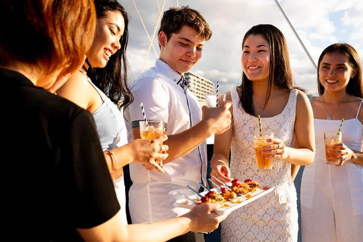 NYC Sunset Cruise with Statue Views: Live Comedy & DJ on the Hudson
