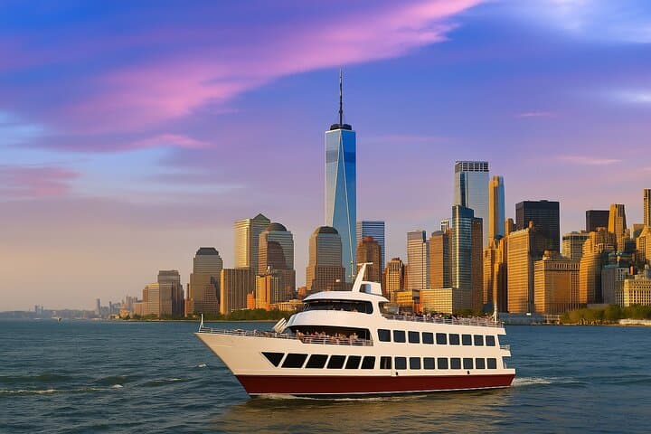 NYC Golden Hour Evening Cruise: Statue of Liberty & Manhattan Skyline Sunset