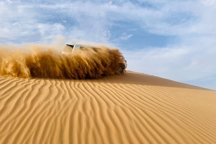 Abu Dhabi Morning Desert Safari: Dune Bashing, Sandboarding & Camel Ride