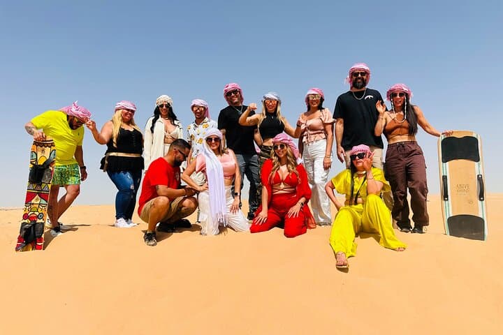 Abu Dhabi Morning Desert Safari: Dune Bashing, Sandboarding & Camel Ride photo 2
