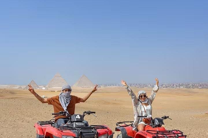 Desert Quads, Nile Dinner Cruise & Khan El Khalili: One-Day Cairo Adventure photo 1