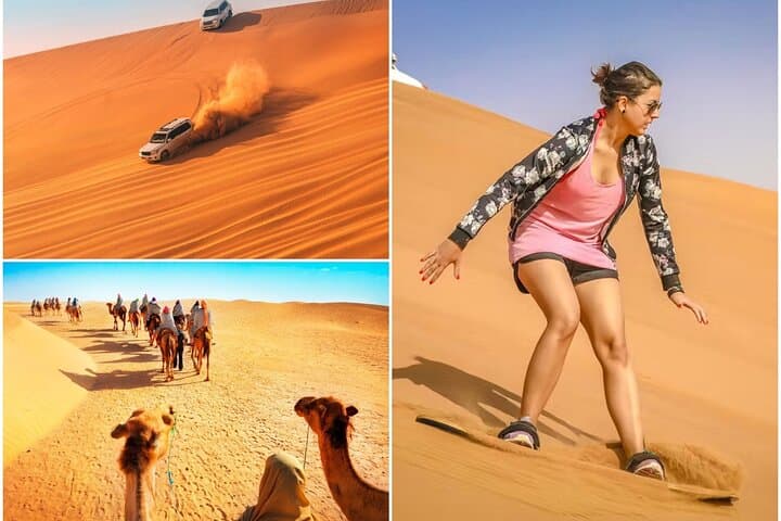 Half-Day Qatar Desert Safari: Dune Bashing, Sandboarding & Camel Ride