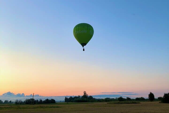 Hot Air Balloon Flight Over Riga: Sunrise Ballooning Above Latvian Castles