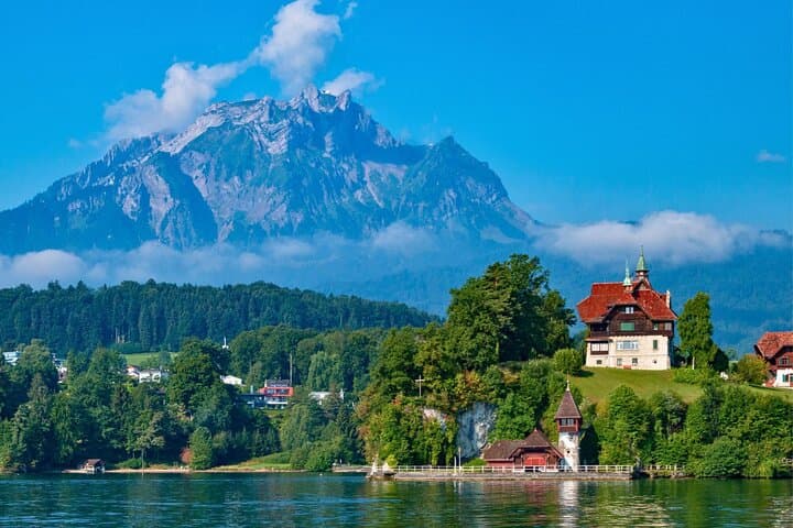Golden Round Trip to Mount Pilatus: Lucerne Cable Car, Cogwheel Railway & Lake Cruise