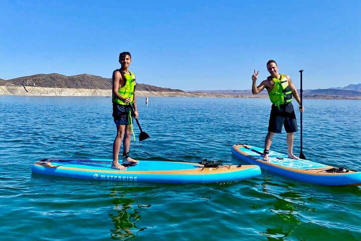 Lake Mead Stand-Up Paddleboarding Lesson at Boulder Beach — Learn SUP + Free Hour photo 3