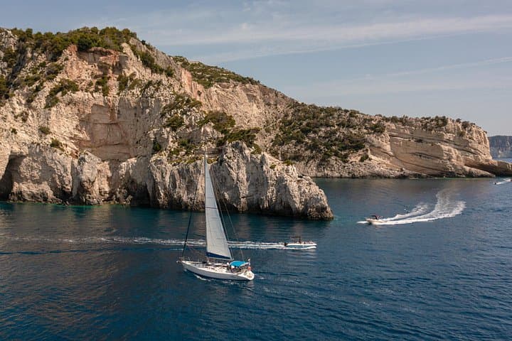 Ionian Escape: Zakynthos Private Sailing Day Charter to Blue Caves & Turtle Bays photo 3