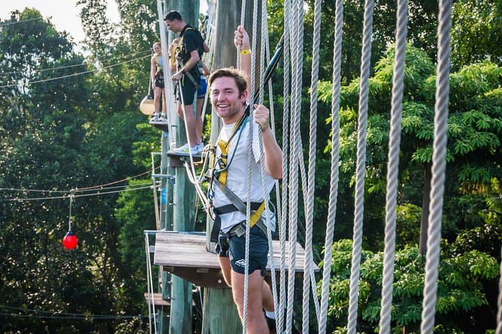 MegaZip, Climb & Jump Sentosa: 450m Zipline, Treetop Course & 15m Freefall photo 5