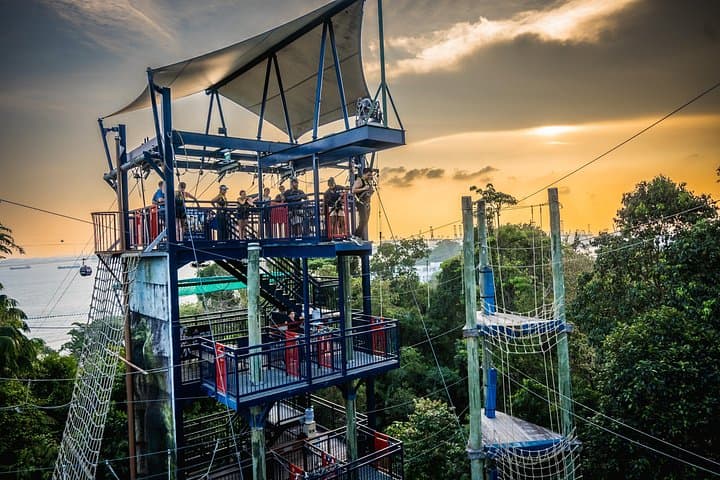 MegaZip, Climb & Jump Sentosa: 450m Zipline, Treetop Course & 15m Freefall photo 2