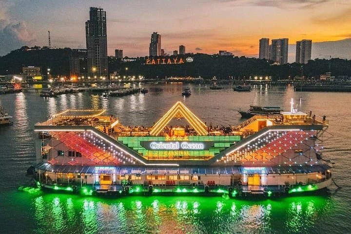 Pattaya Ocean Sky Dinner Cruise — Sunset Cabaret, Fresh Seafood & Night Views