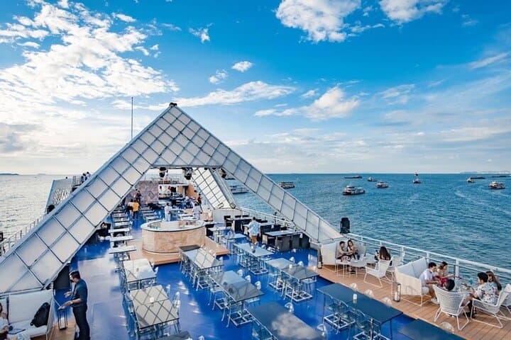 Pattaya Ocean Sky Dinner Cruise — Sunset Cabaret, Fresh Seafood & Night Views photo 2