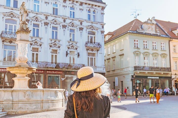 Bratislava Old Town Photo Walk: Castle Views to Danube Sunset