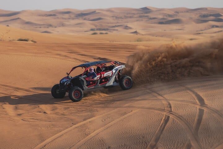Dubai Desert UTV Adventure with Camel Ride — Self-Drive Can-Am Dune Safari photo 3