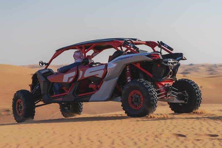 Dubai Desert UTV Adventure with Camel Ride — Self-Drive Can-Am Dune Safari photo 4