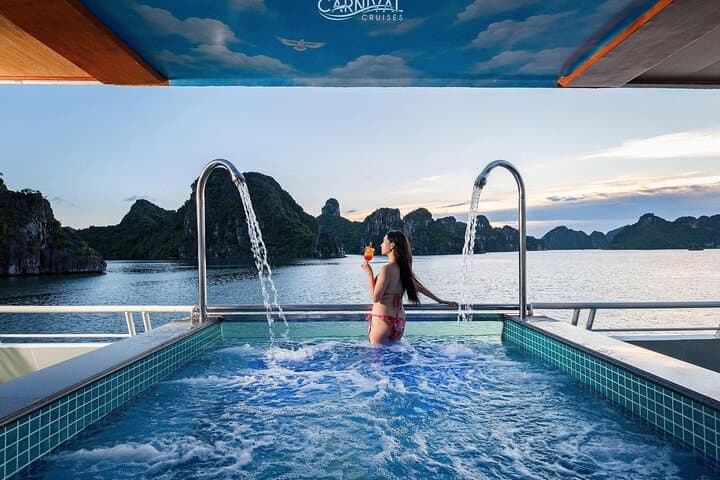 Halong Bay Full-Day Cruise: Kayaking Luon Cave, Sung Sot & Titov Island Sunset photo 5