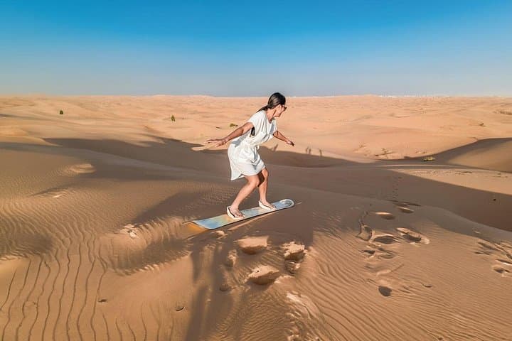 Evening Desert Safari in Lahbab: Camel Rides, Falcon Photos, BBQ & Live Shows photo 4
