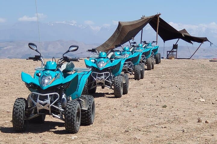 Agafay Quad Biking & Camel Ride from Marrakech — Half-Day Desert Adventure