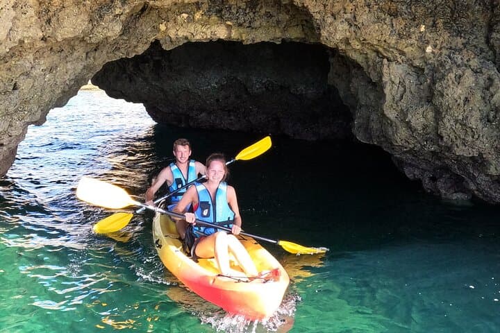 Albufeira Kayak Cave Tour: Explore Hidden Beaches & Cliff Caves photo 2