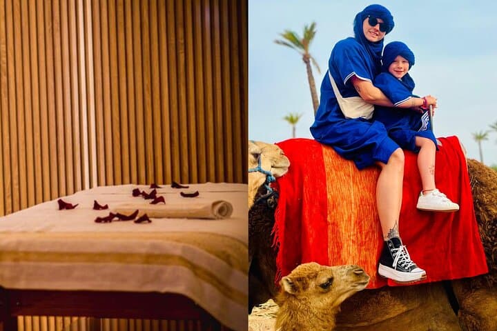Camel Ride and Hammam Spa in Marrakech Palmeraie — 3-Hour Camel Trek & Traditional Hammam