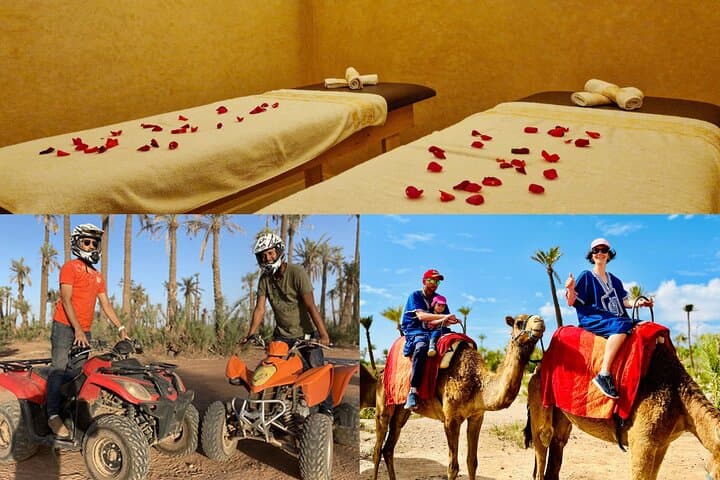 Palmeraie Camel Ride, Quad Bike Adventure & Hammam Spa in Marrakech