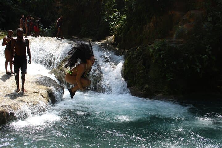 Blue Hole Waterfall Adventure — Swim, Rope Swing & Cliff Jumps near Ocho Rios photo 4