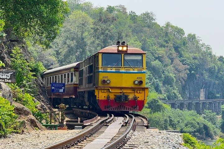 Kanchanaburi: Erawan Falls and the Death Railway — Day Tour from Bangkok