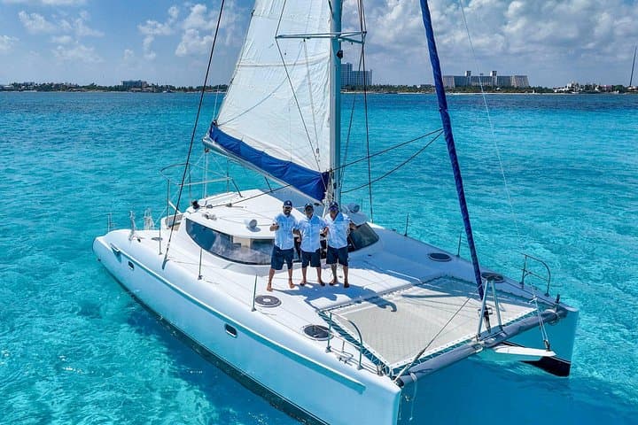 Isla Mujeres Catamaran Tour — Snorkel, Playa Norte & Beach Club from Cancun photo 1