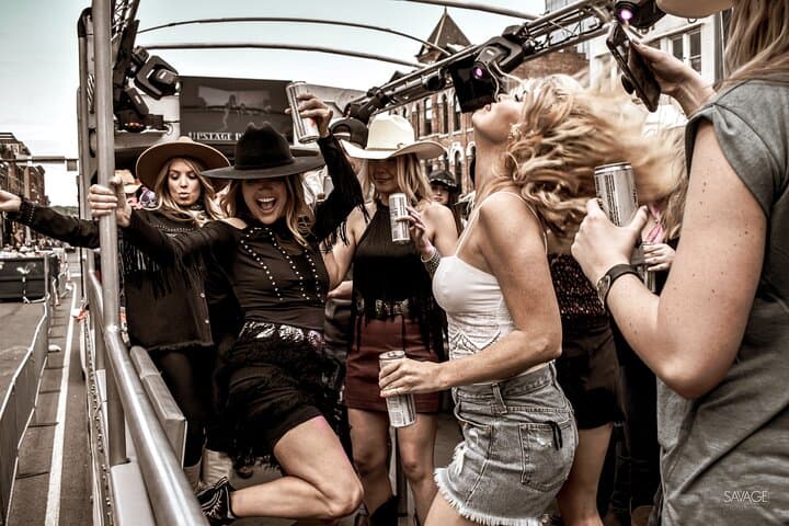 Nashville Open-Air Party Bus with DJ & Bartender 2-Hour Tour photo 6