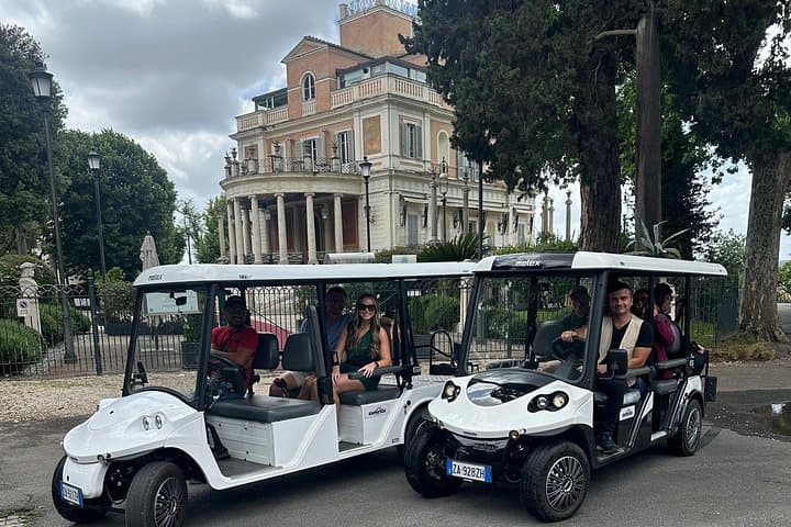 Rome Golf Car City Tour: Colosseum, Trastevere & Hidden Gems photo 1