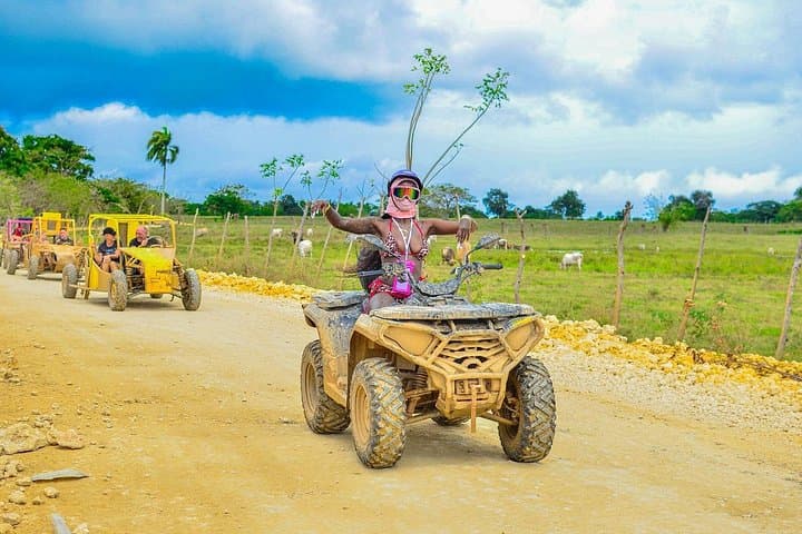 Private Punta Cana ATV Tour Adventure — Off‑Road Buggies, Macao Beach & Cenote Swim photo 6