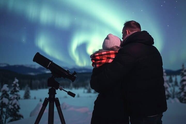 Levi Aurora Borealis Tour: Stargazing on a Frozen Lake