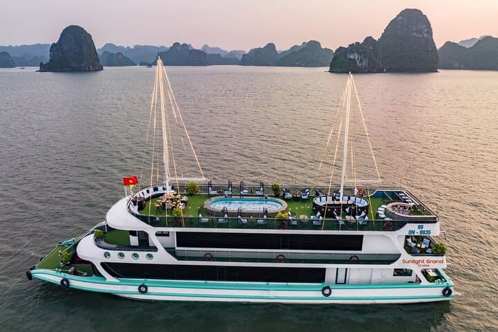 luxury-halong-bay-day-cruise-from-hanoi-sunlight-cruise photo 2