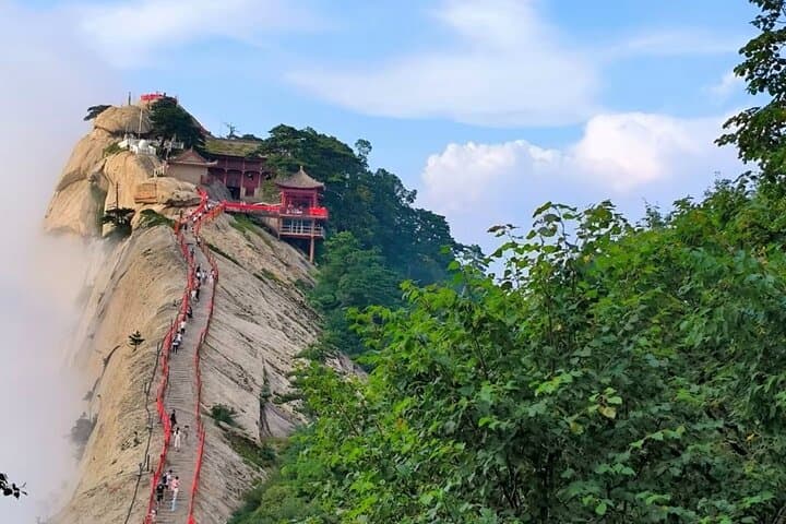 Mount Hua One-Day Adventure: Plank Walk, Sunrise on East Peak & Jade Maiden Temple photo 2
