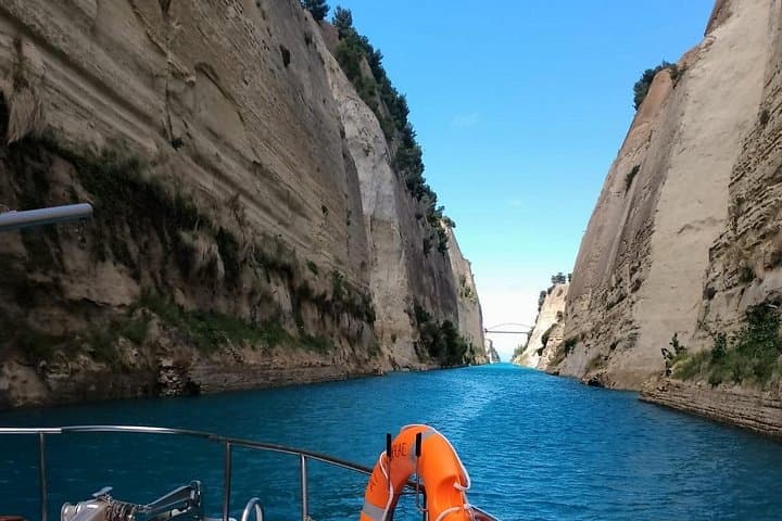 Sail the Corinth Canal: Glass-Bottom Saronic Gulf Cruise, Swim & Buffet photo 2