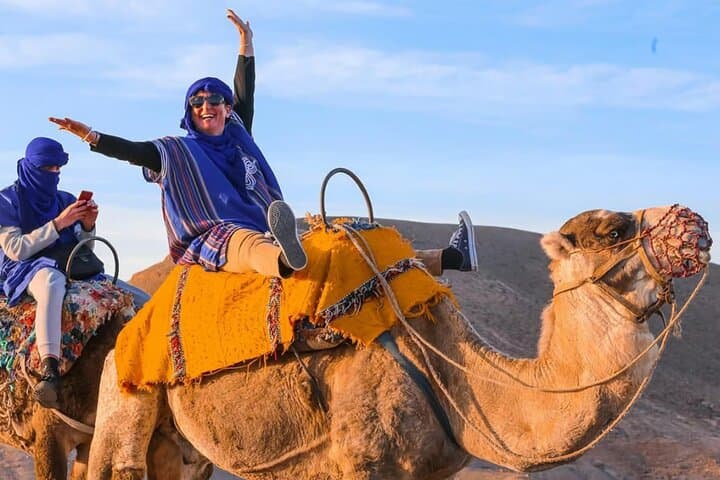 Agafay Desert Quad Biking, Sunset Camel Ride & Dinner Under the Stars photo 3
