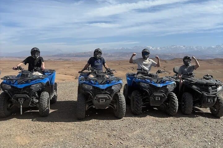 Agafay Desert Quad Biking, Sunset Camel Ride & Dinner Under the Stars photo 4
