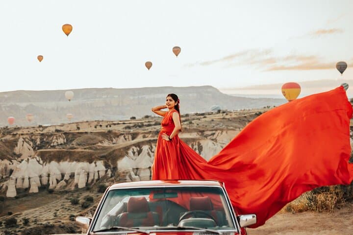 Cappadocia Sunrise Classic Car Tour: Hot Air Balloons & Valley Views photo 3