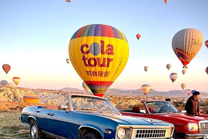 Cappadocia Sunrise Classic Car Tour: Hot Air Balloons & Valley Views