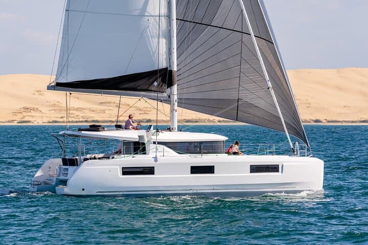 Santorini 5-Hour Semi-Private Catamaran Tour with BBQ Lunch & Hot Springs photo 4