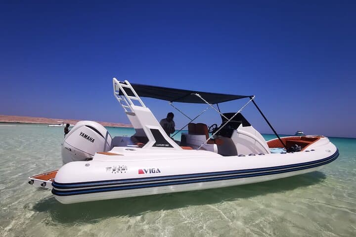 Private 4-Hour Speedboat in Hurghada — Snorkel, Dolphins & Island Beaches photo 2