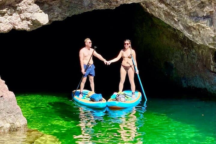Explore Emerald Cave by Paddleboard: Private Tour from Willow Beach photo 3