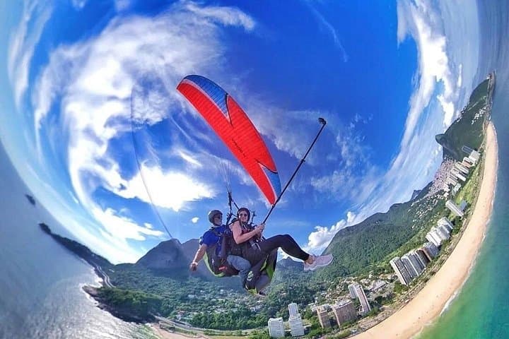 Tandem Paragliding from Pedra Bonita to Pepino Beach, Rio de Janeiro photo 1