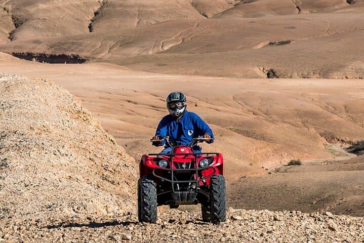 Agafay Desert Quad Bike and Camel Sunset with Dinner Show from Marrakech