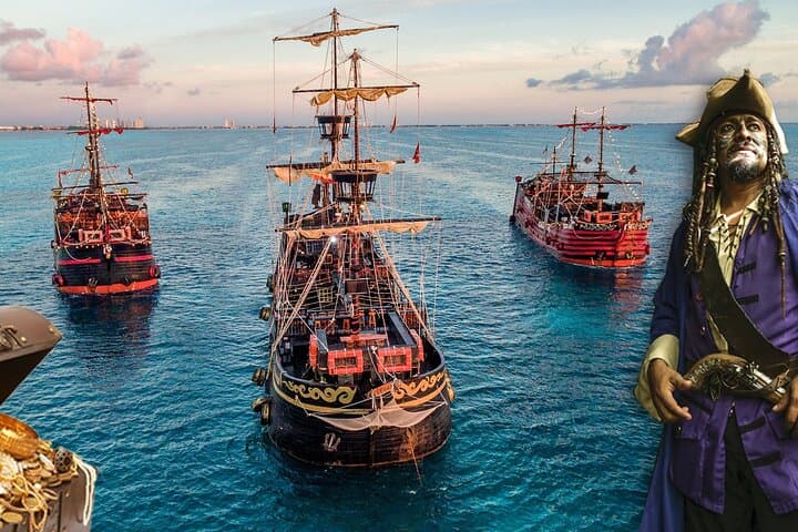Cancun Pirate Ship Dinner & Show — Family Galleon Cruise with Buffet & Open Bar photo 1